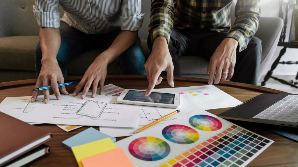 試作塗装の4つの活用事例のイメージ図