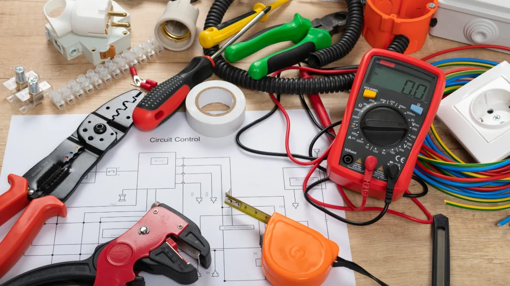 アルファテクニクスの電装品設計サービスのイメージ図